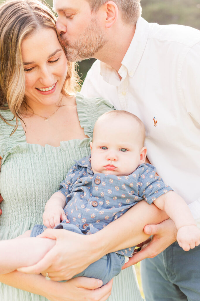 Family of 3 with baby boy
